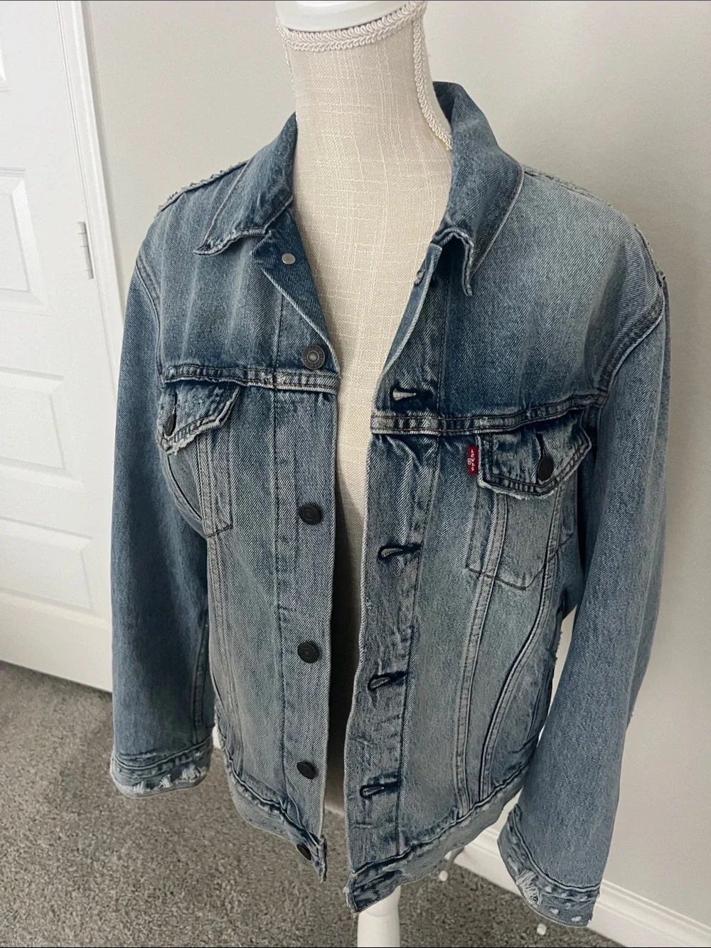 Levi's Light Blue Washed Denim Jacket